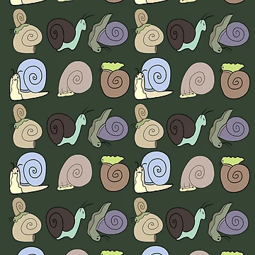 Artwork thumbnail, Snail Pattern by pocketurtle