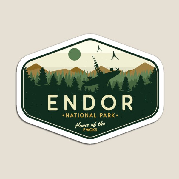 Artikelvorschau, Endor-Nationalpark: Heimat der Ewoks entworfen und verkauft von magrodanny.