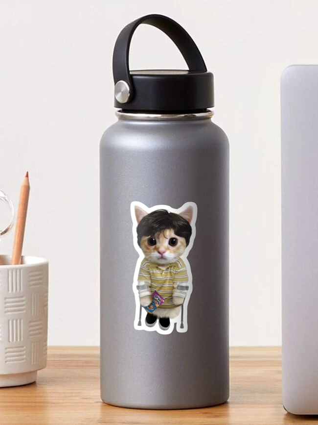 Imagen 1 de 3, Pegatina con la obra Walter Jr. Gatito, diseñada y vendida por drainsupply.