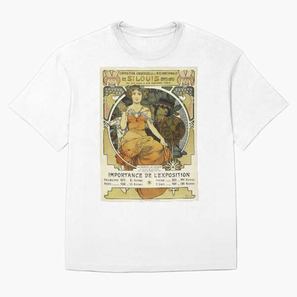 Item preview, S T. LOUIS Exposition Universelle & Internationale PARIS 1904 por Alphonse Mucha Vintage French Póster designed and sold by retroposters.