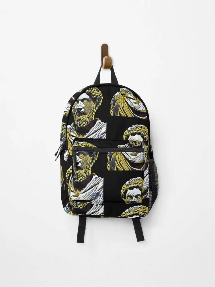 Thumbnail 1 of 3, Backpack, Marcus Aurelius Artwork designed and sold by Suyogsonar25.