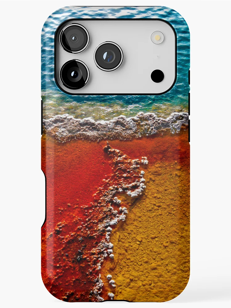 Thumbnail 1 of 4, iPhone Case, Yellowstone Geyser Pool designed and sold by questadesigns.