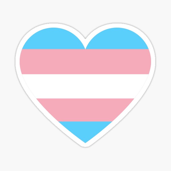 Aperçu de l'œuvre Coeur de fierté transgenre créée et vendue par marbledmoonthreads.