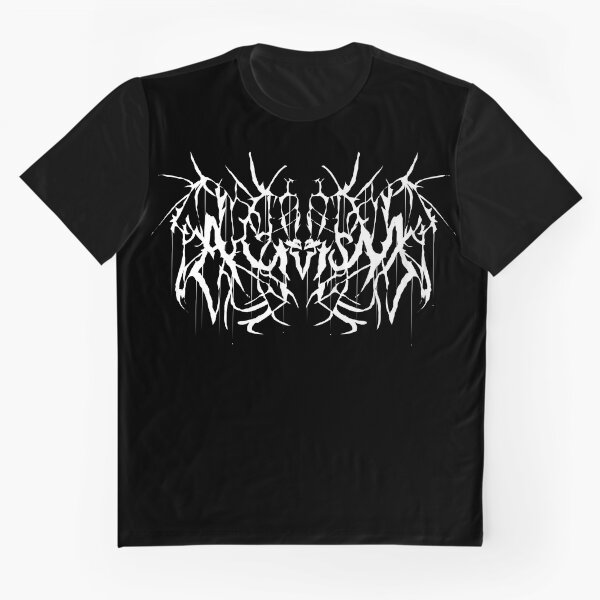 Aperçu de l'œuvre Autisme Death Metal (texte blanc) créée et vendue par ApertureAndroid.