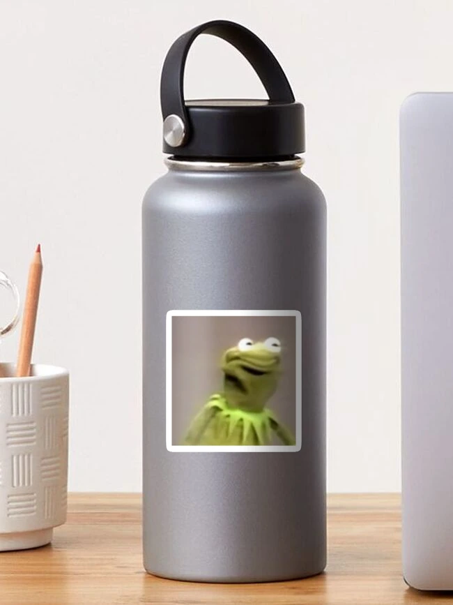 Thumbnail 1 of 3, Sticker, kermit the frog designed and sold by mrspooder.