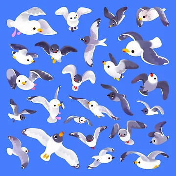 Vorschaubild zum Design Möwe von pikaole