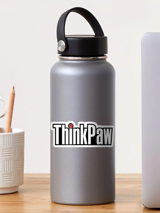 Thumbnail 1 of 3, Sticker, ThinkPaw designed and sold by kokoscript.