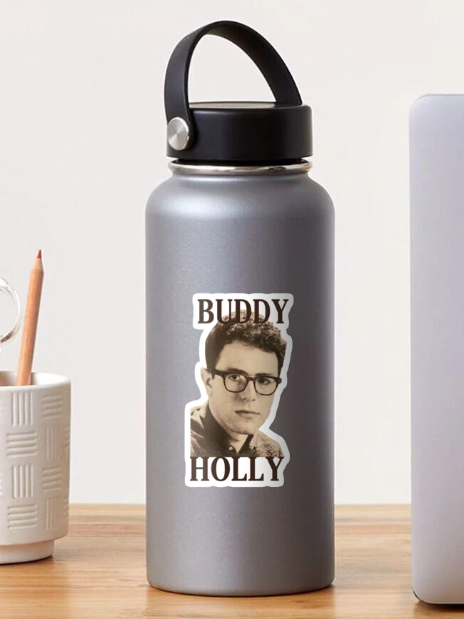 Thumbnail 1 of 3, Sticker, BUDDY HOLLY designed and sold by Michael45612345.