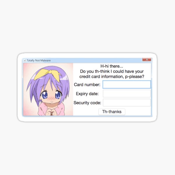 Artikelvorschau, Total nicht Malware entworfen und verkauft von perfectwaifu.