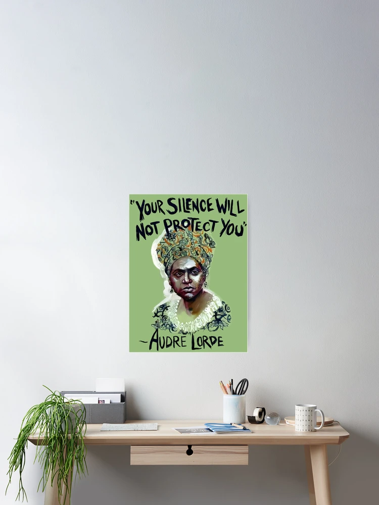 Aperçu 2 sur 3. Poster avec l'œuvre Audre Lorde créée et vendue par PoliticsPrint.