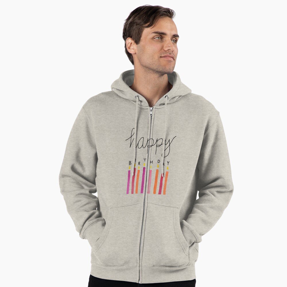 Aperçu de l'œuvre Veste zippée à capuche créée et vendue par Spitfire July Doodles.