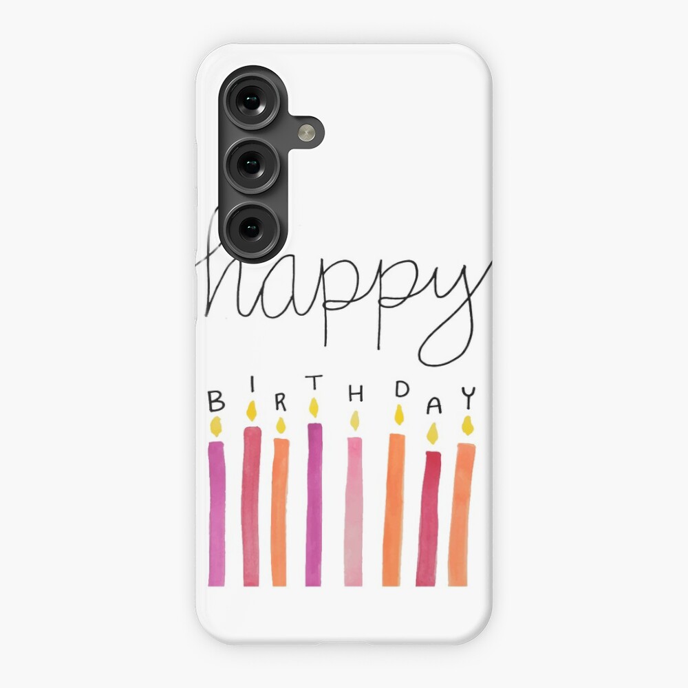 Aperçu de l'œuvre Coque rigide Samsung Galaxy créée et vendue par Spitfire July Doodles.