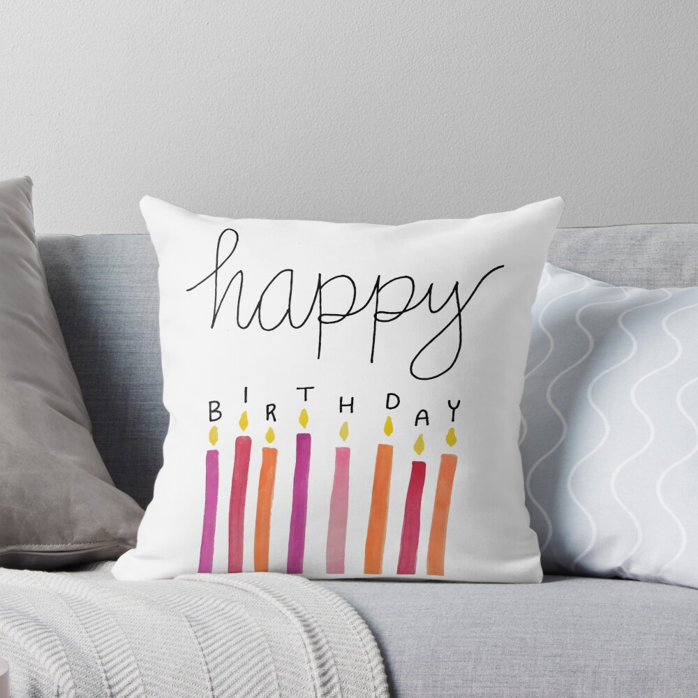 Aperçu de l'œuvre Coussin créée et vendue par Spitfire July Doodles.
