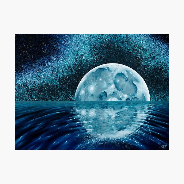 Aperçu de l'œuvre Miroir lunaire créée et vendue par MalMakes.