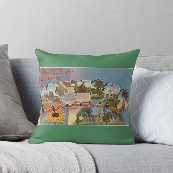 Item preview, Greetings from Kansas Retro Post Card Image designed and sold by stephensmith999.