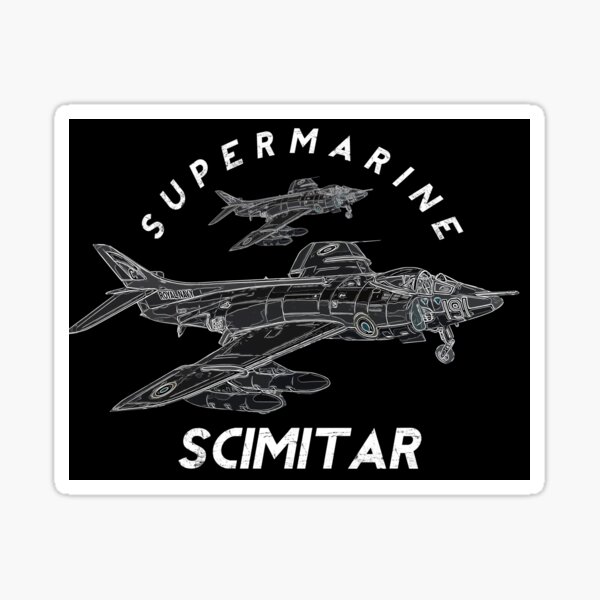 Item preview, Avión de combate Supermarine Scimitar designed and sold by Aerolovers.