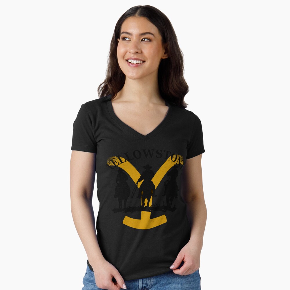 Aperçu de l'œuvre T-shirt moulant col V créée et vendue par lanoue.