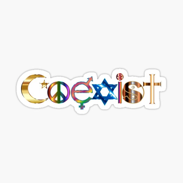 Artikelvorschau, Coexist - Lebe in Harmonie entworfen und verkauft von willowdesigns.