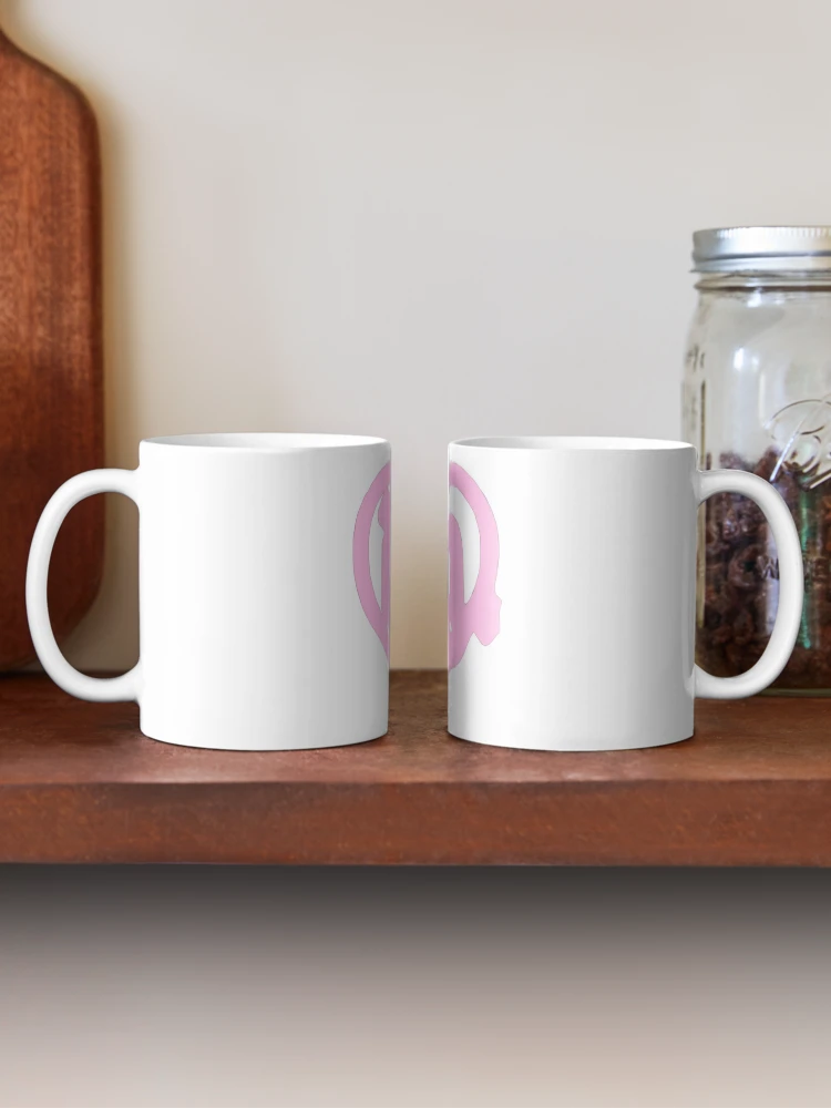 Aperçu 2 sur 6. Mug à café avec l'œuvre logo de pilule d'amour de gang de vidange rose créée et vendue par Wynters-Stuff.