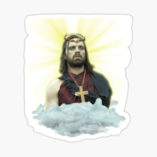Aperçu de l'œuvre Sebastian Stan dans le rôle de Jésus - Bucky Barnes créée et vendue par PAFDesign.
