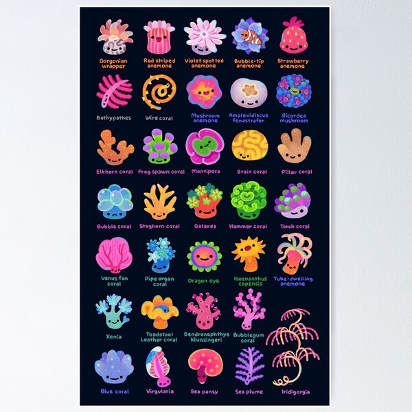 Item preview, Coral - con texto designed and sold by pikaole.