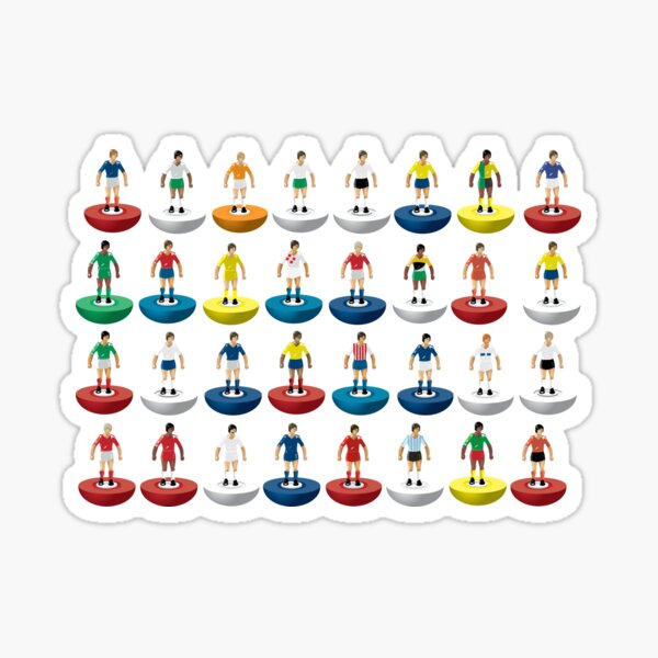 Aperçu de l'œuvre Joueurs de World Subbuteo créée et vendue par Anne Cakebread.