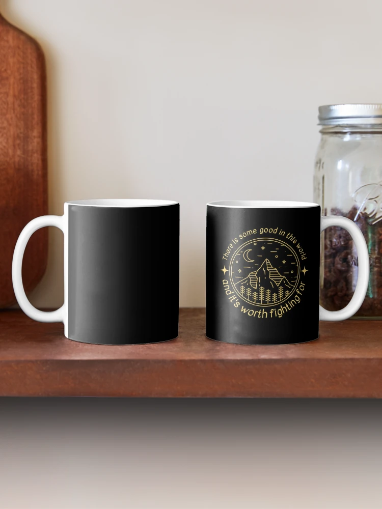 Thumbnail 2 of 6, Coffee Mug, There is Some Good in This World - Mountain Landscape - Fantasy designed and sold by Fenay Designs.