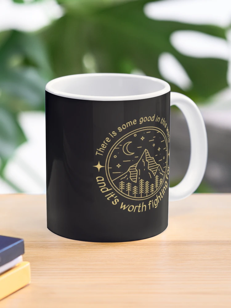 Thumbnail 1 of 6, Coffee Mug, There is Some Good in This World - Mountain Landscape - Fantasy designed and sold by Fenay Designs.