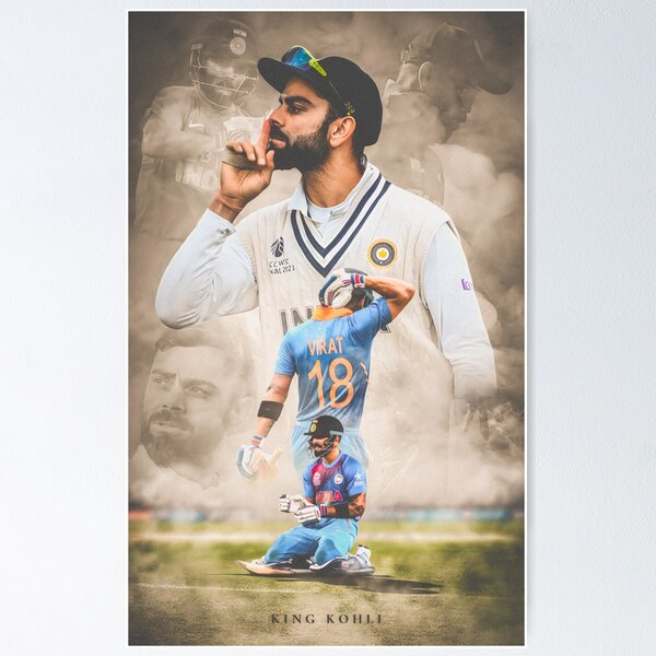 Item preview, Fondo de pantalla de Virat Kohli “Ascendente” designed and sold by ArtParadox.