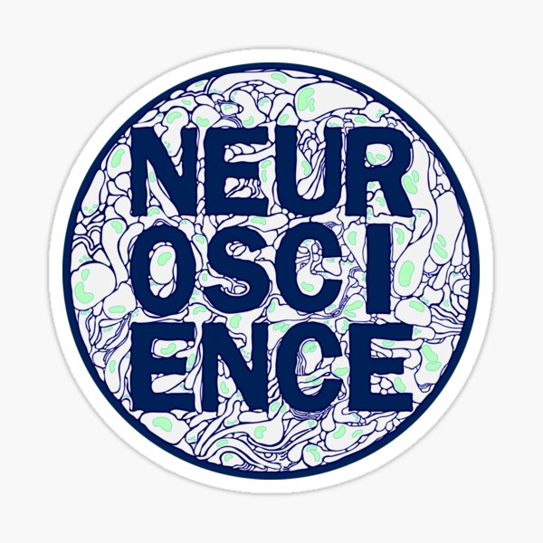Aperçu de l'œuvre Autocollant NeuroSci créée et vendue par contrabrand.