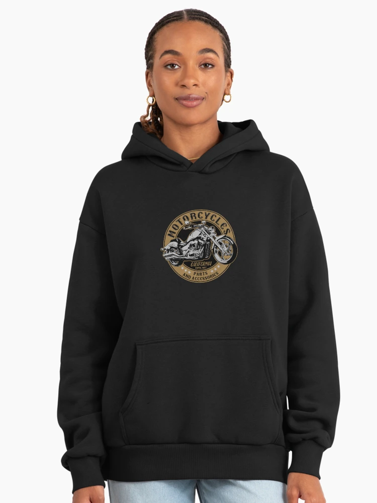 Thumbnail 3 von 6, Premium Oversized Hoodie, Motorräder designt und verkauft von wineDsign.