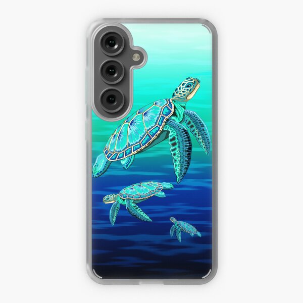 Item preview, Tortuga marina turquesa Oceanlife designed and sold by BluedarkArt.
