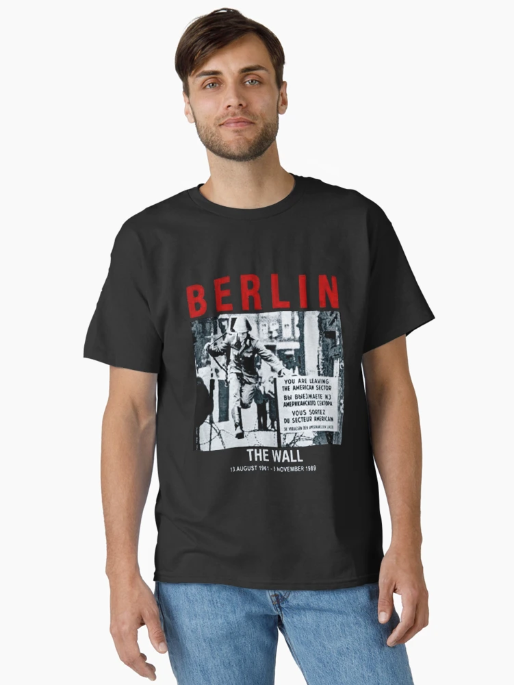 Thumbnail 2 of 7, Classic T-Shirt, Berlin The Wall designed and sold by shopUgannnner.