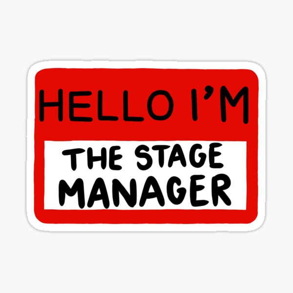 Item preview, Etiqueta de nombre del director de escena designed and sold by katiebackstage.