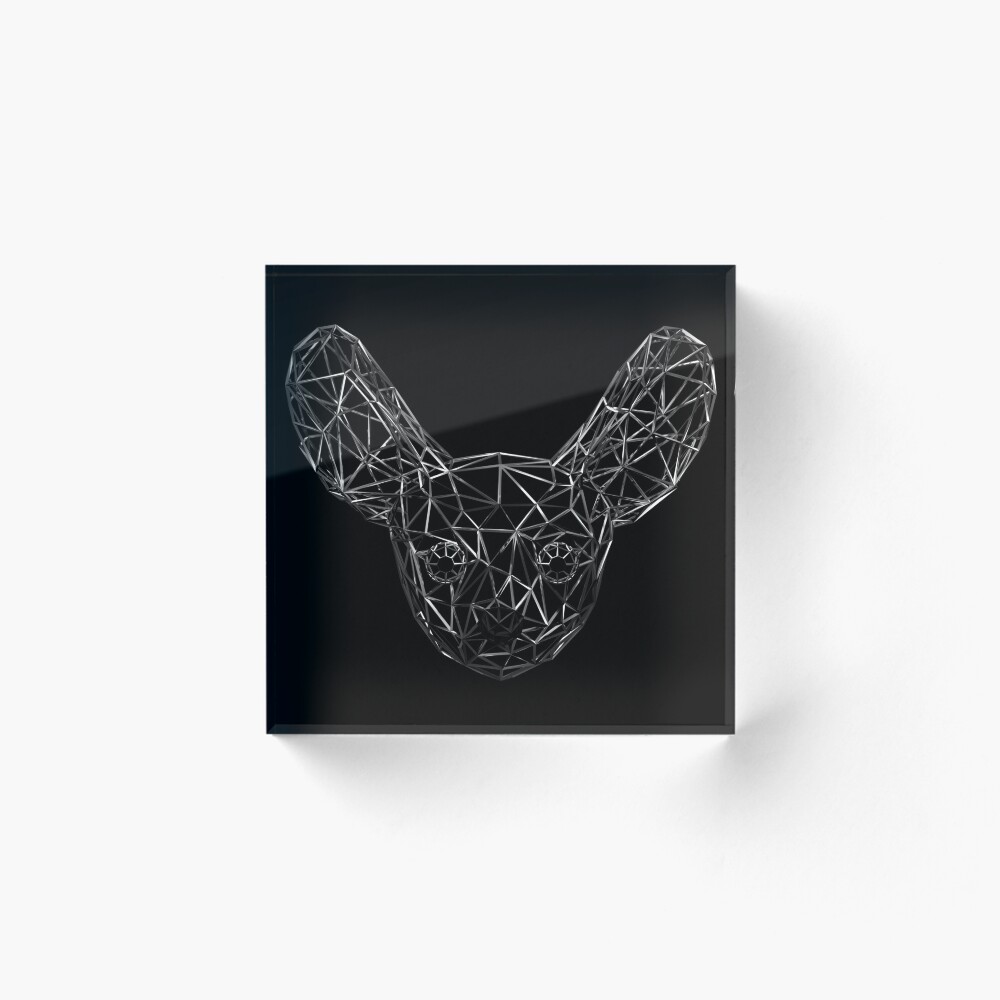 Vista previa del artículo con la obra «Bloque acrílico», diseñado y vendido por CGShirts.