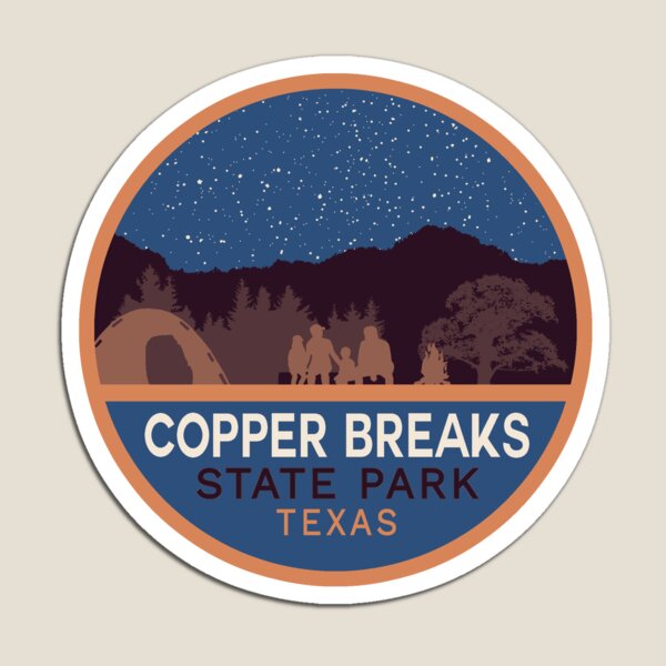 Artikelvorschau, Copper Breaks State Park-Nachthimmel-Logo entworfen und verkauft von VanyaKar.