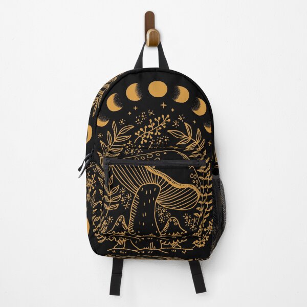 Aperçu de l'œuvre Dark Academia Aesthetic: Goblincore Cottagecore Witchy Moon avec des phases de champignons fongiques, Nature Forest Fairy Grunge créée et vendue par MinistryOfFrogs.
