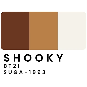 Artwork thumbnail, Shooky color palette BT21 by tokki-drawings
