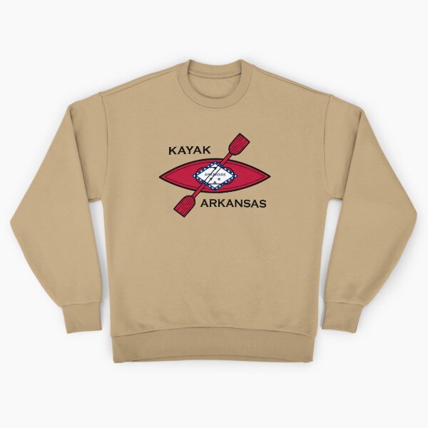 Aperçu de l'œuvre Drapeau de l'Arkansas de kayak créée et vendue par Esskay Designs.