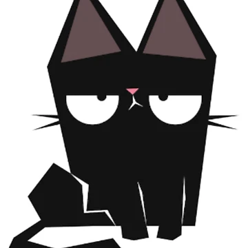 Artwork thumbnail, Annoyed Black Cat by ClarenceSimon