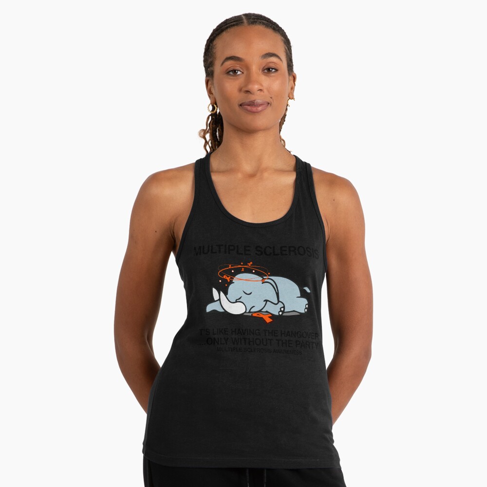 Vista previa del artículo con la obra «Camiseta con espalda nadadora», diseñado y vendido por OtiliaNikolaus.