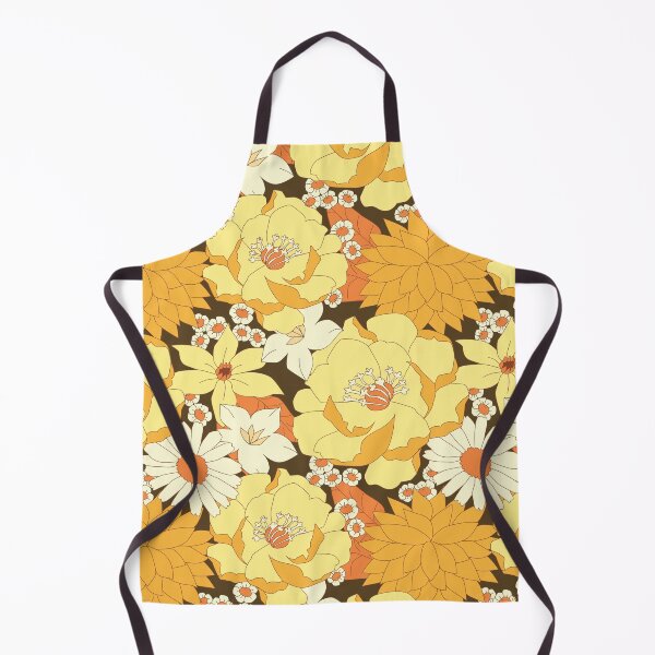 Item preview, Yellow, Orange and Brown Vintage Floral Pattern designed and sold by Eyestigmatic.
