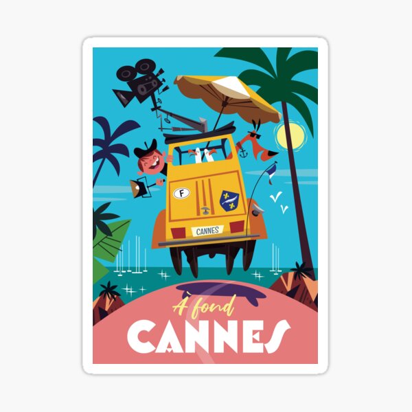 Aperçu de l'œuvre Affiche cannoise créée et vendue par Gary Godel.