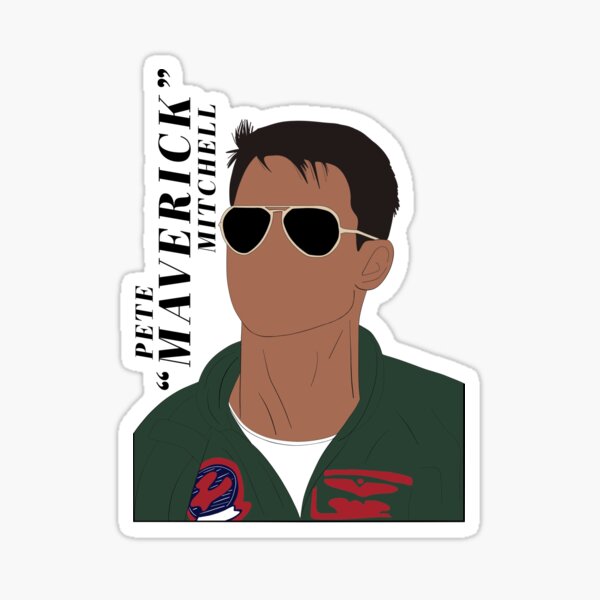 Aperçu de l'œuvre Pete "Maverick" Mitchell créée et vendue par L-Designz.