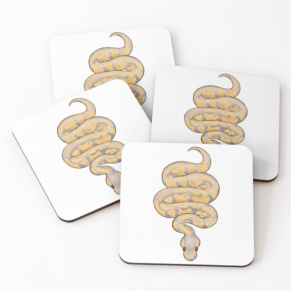 Item preview, Banana Ball Python     designed and sold by HeckinGoodVinyl.