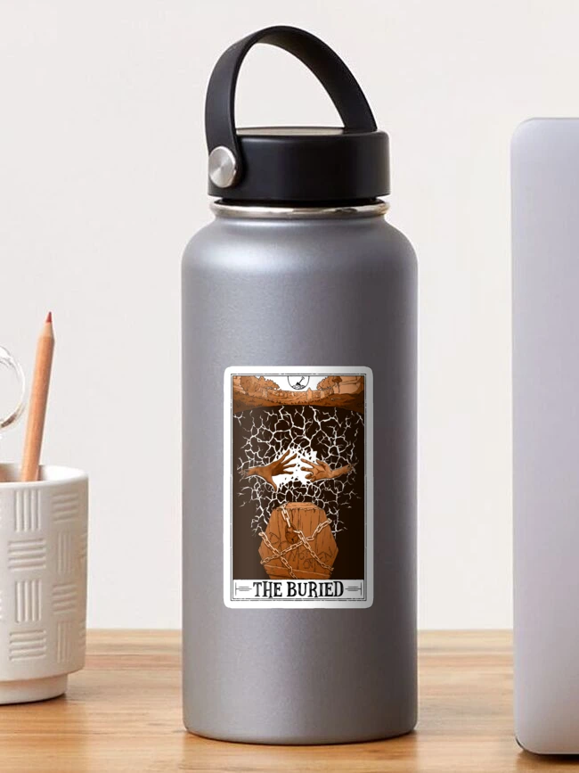 Thumbnail 1 of 3, Sticker, The Buried "Tarotesque" - (Light) designed and sold by RustyQuill.