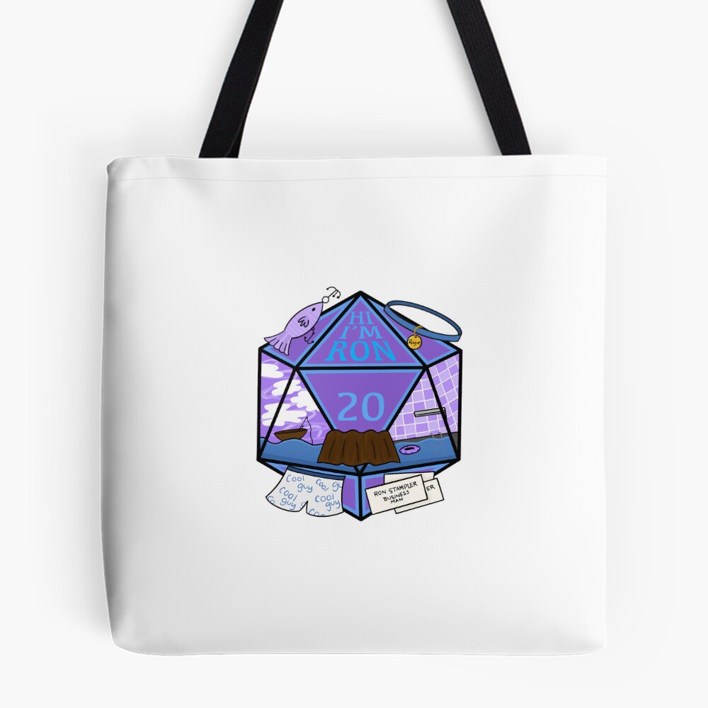 Aperçu de l'œuvre Tote bag doublé créée et vendue par citrinecreates.
