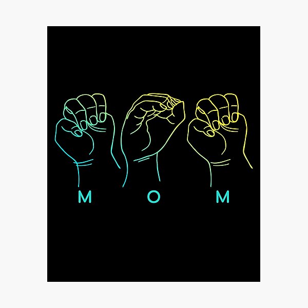 Item preview, American Sign Language Mom designed and sold by asphaltbubble.