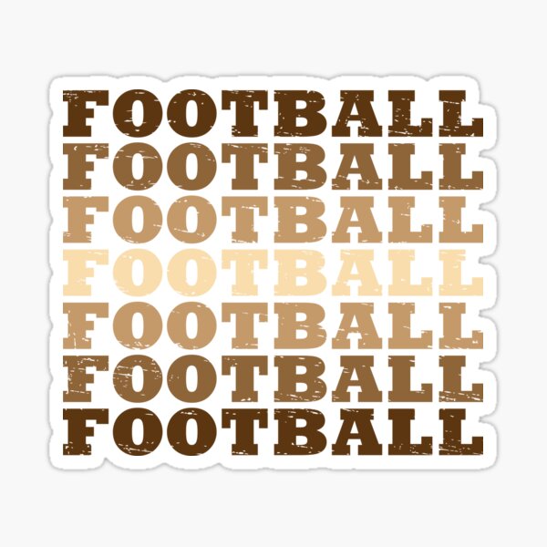 Aperçu de l'œuvre Football - Distressed - Répété - Dégradé créée et vendue par Jinxcat13.