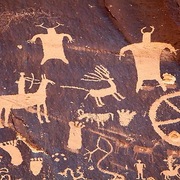 Artwork thumbnail, Petroglyphs by LizzieMaher